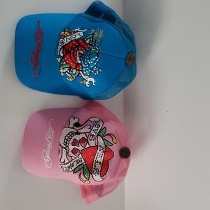 Ed Hardy hats.
